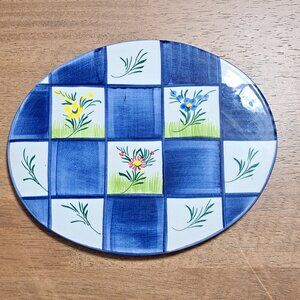 Hand Painted World Market Ceramic Trivet